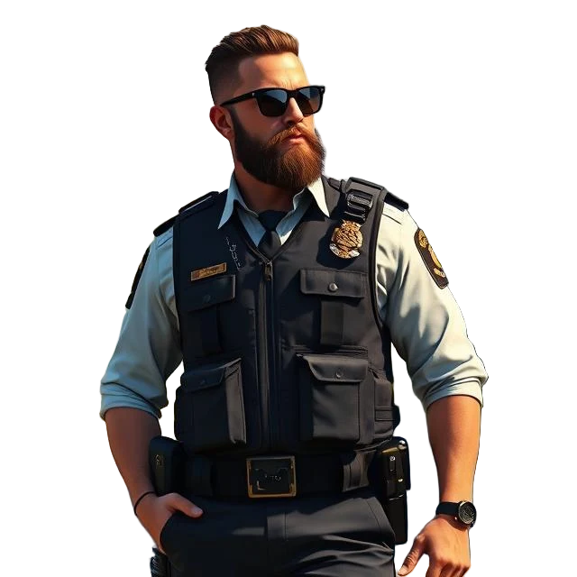 Visual-V Polizist